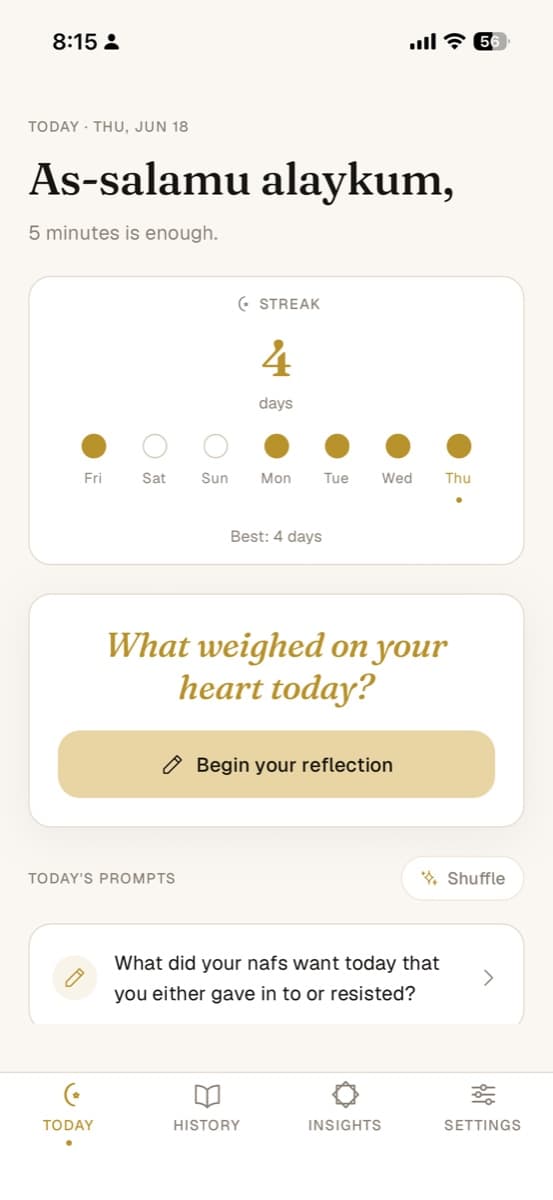 Begin with what's on your heart.